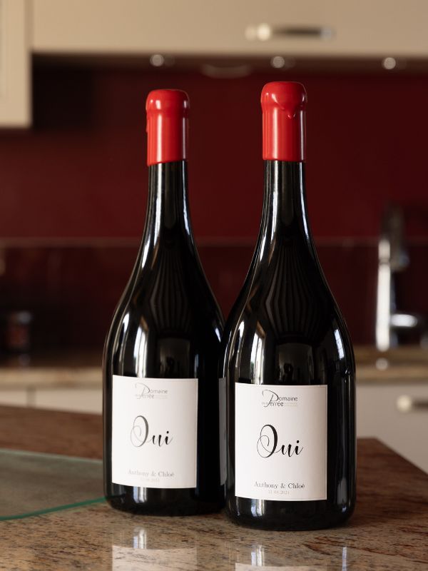 domaine de la perree vins saint nicolas de bourgueil etiquette personnalisee mariage anniversaire bapteme